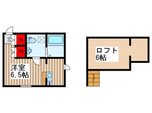 プリマ坂戸参番館の物件間取画像